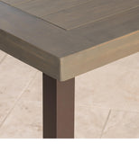 Christopher Knight dining table with metal legs