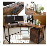 TOPSKY L-Shaped Desk Corner Computer Desk