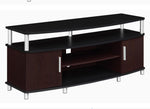 50” Cherry black Ameriwood Home Carson TV Stand