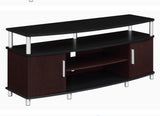 50” Cherry black Ameriwood Home Carson TV Stand