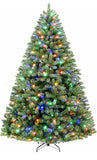 Hykolity 7.5 ft Prelit Artificial Christmas Tree