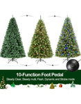 Hykolity 7.5 ft Prelit Artificial Christmas Tree