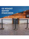 Sentry Stanchion with 6.5 Foot Retractable Belt