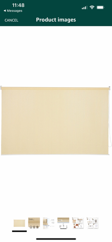 Outdoor Roller Shade 8' (W) x 6' (H)