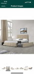 DHAEY Queen Size Upholstered Platform Bed Frame