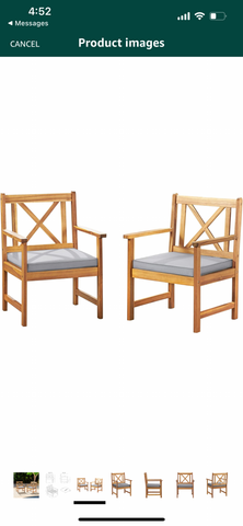 Alaterre Furniture Manchester Outdoor Chair, Natural