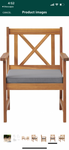 Alaterre Furniture Manchester Outdoor Chair, Natural