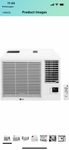 LG 18,000 BTU Window Air Conditioner with Supplemental Heat, Cools 1,000 Sq.Ft. (25'x40' Room Size), Electronic Controls Remote, 2 Cooling, Heating & Fan Speeds, Slide In-Out Chassis, 230/208V, White