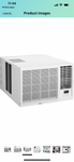 LG 18,000 BTU Window Air Conditioner with Supplemental Heat, Cools 1,000 Sq.Ft. (25'x40' Room Size), Electronic Controls Remote, 2 Cooling, Heating & Fan Speeds, Slide In-Out Chassis, 230/208V, White