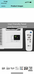 LG 18,000 BTU Window Air Conditioner with Supplemental Heat, Cools 1,000 Sq.Ft. (25'x40' Room Size), Electronic Controls Remote, 2 Cooling, Heating & Fan Speeds, Slide In-Out Chassis, 230/208V, White