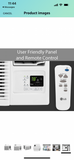 LG 18,000 BTU Window Air Conditioner with Supplemental Heat, Cools 1,000 Sq.Ft. (25'x40' Room Size), Electronic Controls Remote, 2 Cooling, Heating & Fan Speeds, Slide In-Out Chassis, 230/208V, White