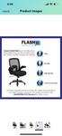 Flash Furniture Big & Tall Office Chair | Black Mesh Executive Swivel Office Chair with Lumbar and Back Support and Wheels