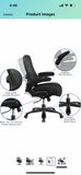 Flash Furniture Big & Tall Office Chair | Black Mesh Executive Swivel Office Chair with Lumbar and Back Support and Wheels