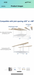FLEXIMOUNTS 4x6 Overhead Garage Storage Adjustable Ceiling Storage Rack, 72" Length x 48" Width x 40" Height, White