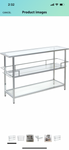 Studio Designs Home Portico Bar In Chrome with Clear Glass, 52",