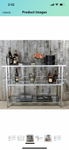 Studio Designs Home Portico Bar In Chrome with Clear Glass, 52",