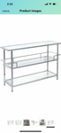 Studio Designs Home Portico Bar In Chrome with Clear Glass, 52",