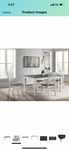 Picket House Furnishings Jamison Two Tone Dining Table with Storage