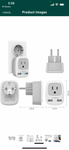 TESSAN Type E/F Germany European Adapter 2 Pack