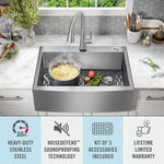 Delta Lenta 30-inch Retrofit Kitchen Sink