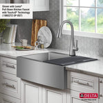 Delta Lenta 30-inch Retrofit Kitchen Sink