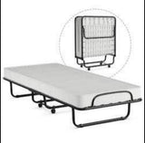 Metal folding bed