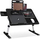 Laptop bed tray table