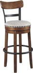 Farmhouse swivel bar stool