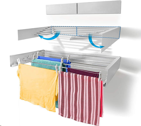 Laundry drying rack