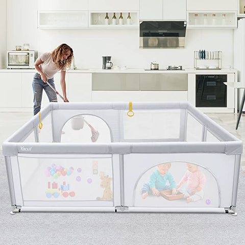 Playpen with mat