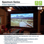 Spectrum 110” motorized projection screen