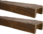 Wood beams (2 piece) 2-17