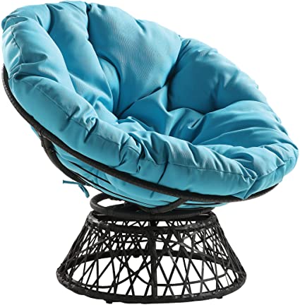 Round papasan chair