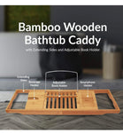 Bamboo Bathtub Caddy