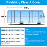 RVMasking Heavy Duty 6 Layer Top RV Cover