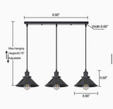 3 Light Kitchen Pendant