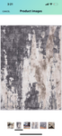 LUXE WEAVERS Modern Area Rug, Gray 5 x 7