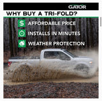 Tri fold truck bed cover 6' x 7'