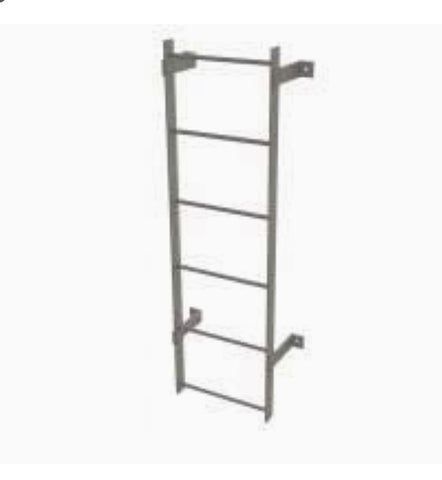 5 Ft Fixed Steel Ladder