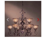 Illuminati - 9 Lights - Chandelier - Bronze Finish