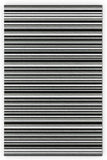 Trava Home Indoor/Outdoor Rug Black - Gray Stripe, 6' x 9'