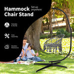 C Hammock Stand Frame For Hanging Swing Chair