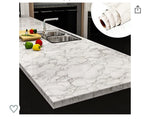 Marble look alike countertop cover