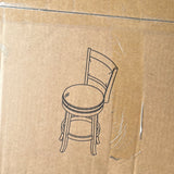 Beige 30” bar stool