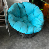 Round papasan chair