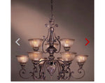 Illuminati - 9 Lights - Chandelier - Bronze Finish