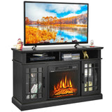 48” Fireplace TV Stand W/ 1400W Electric Fireplace