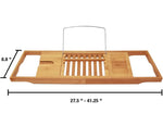 Bamboo Bathtub Caddy