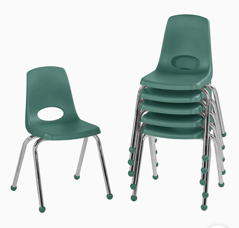 16” Stacking School Chairs Set of 6