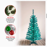 42” Turquoise Christmas Tree